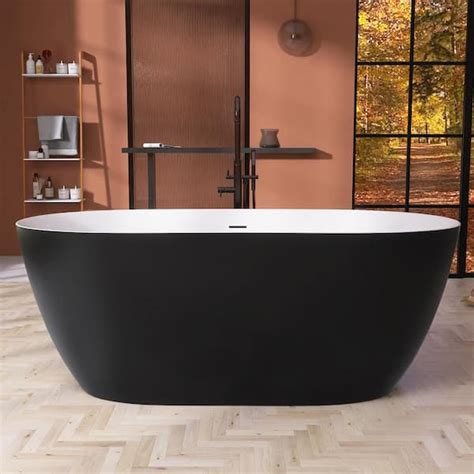 51 freestanding tub|Zeafive 51 in. x 27.5 in. Acrylic Free Standing Tub。